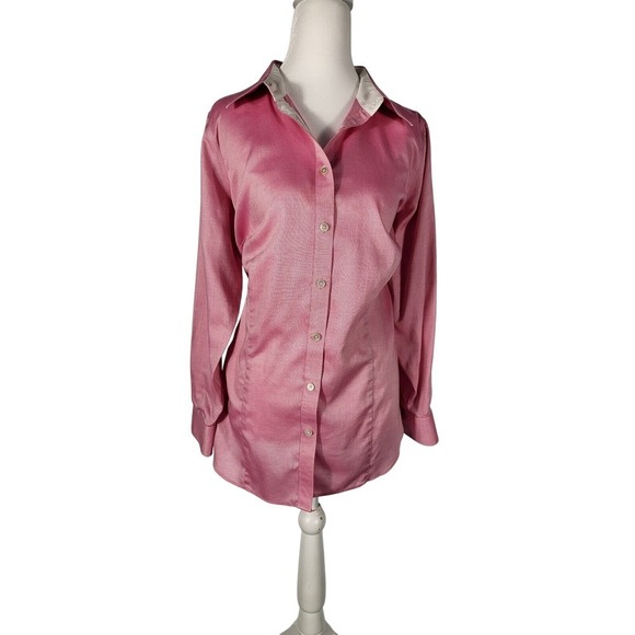 Talbots Tops - Talbots women"s Long Sleeve Button Down‎ Shirt Career Office Pink Size Unknown